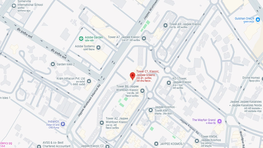 Location of Jaypee Greens Klassic Studio in Sector 134, Noida - Image 409675