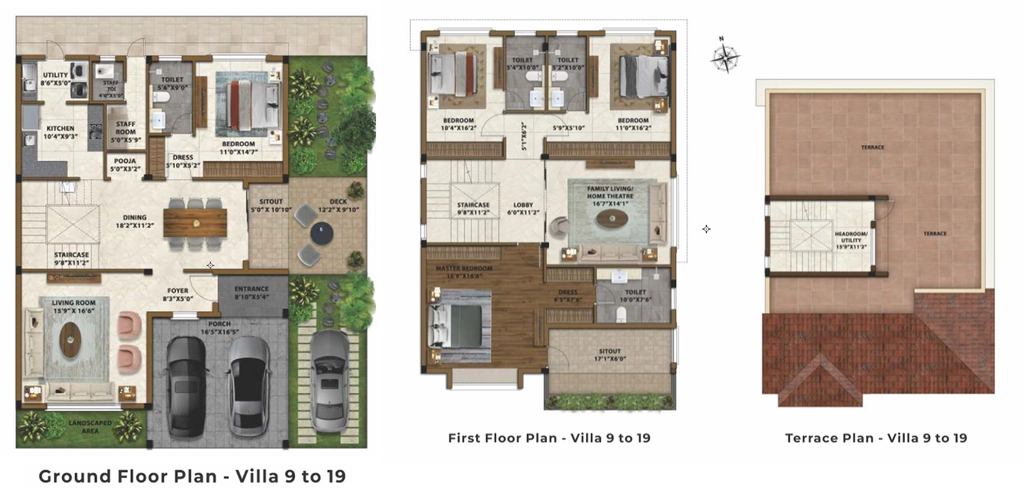 4 BHK House/Villa in Infinium Central 16 in Singanallur, Coimbatore - Image 920967