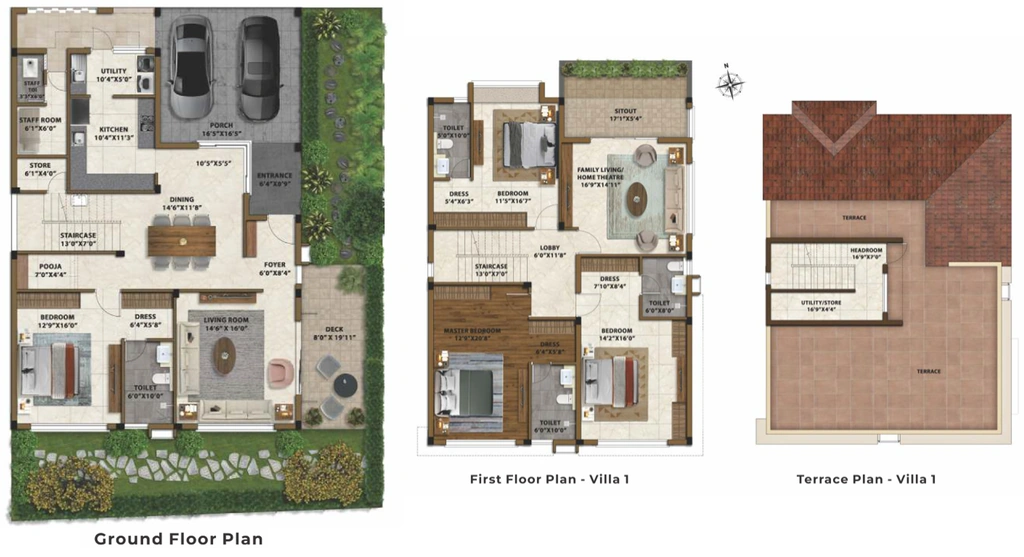 4 BHK House/Villa in Infinium Central 16 in Singanallur, Coimbatore - Image 920968