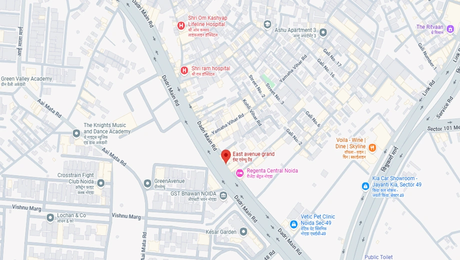 Location of Prithvi East Avenue Grand - Image 409700
