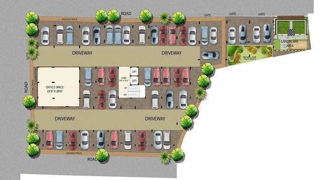 Master Plan of Gunina Linda in Bannerghatta, Bangalore - Image 409755