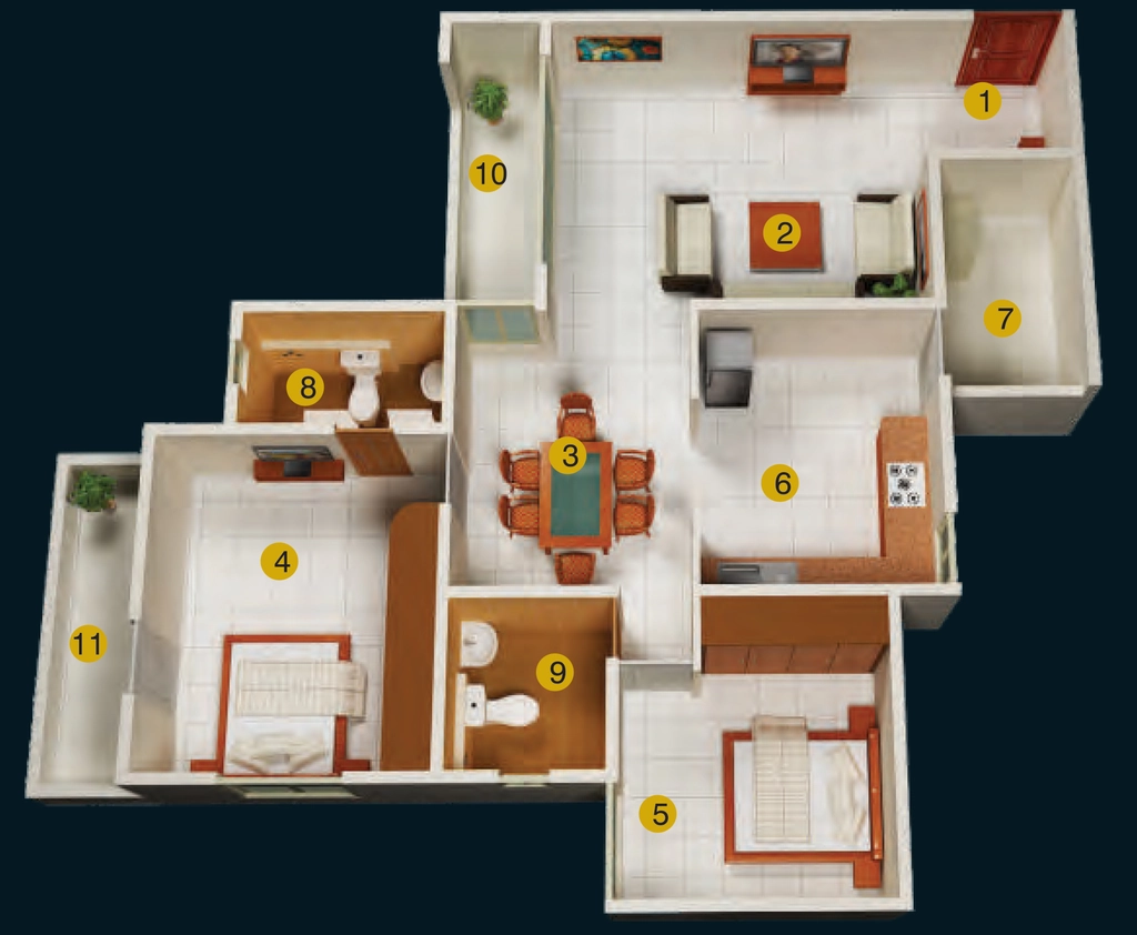 2 BHK Flat in MJ Lifestyle Amadeus in Rayasandra, Bangalore - Image 920992