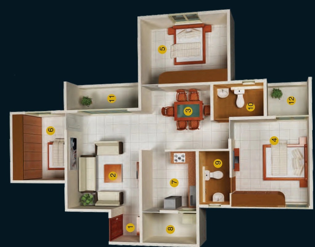3 BHK Flat in MJ Lifestyle Amadeus in Rayasandra, Bangalore - Image 920993
