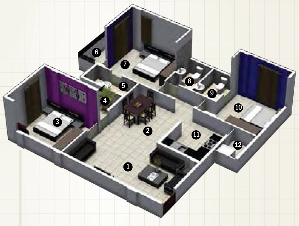 3 BHK Flat in MJ Lifestyle Avershine in Rayasandra, Bangalore - Image 920986