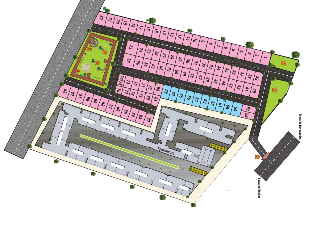Master Plan of Reliaable Magnoliaa in Gattahalli, Bangalore - Image 409776