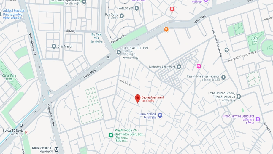 Location of Saj Deoraj Tower in Sector 73, Noida - Image 409797