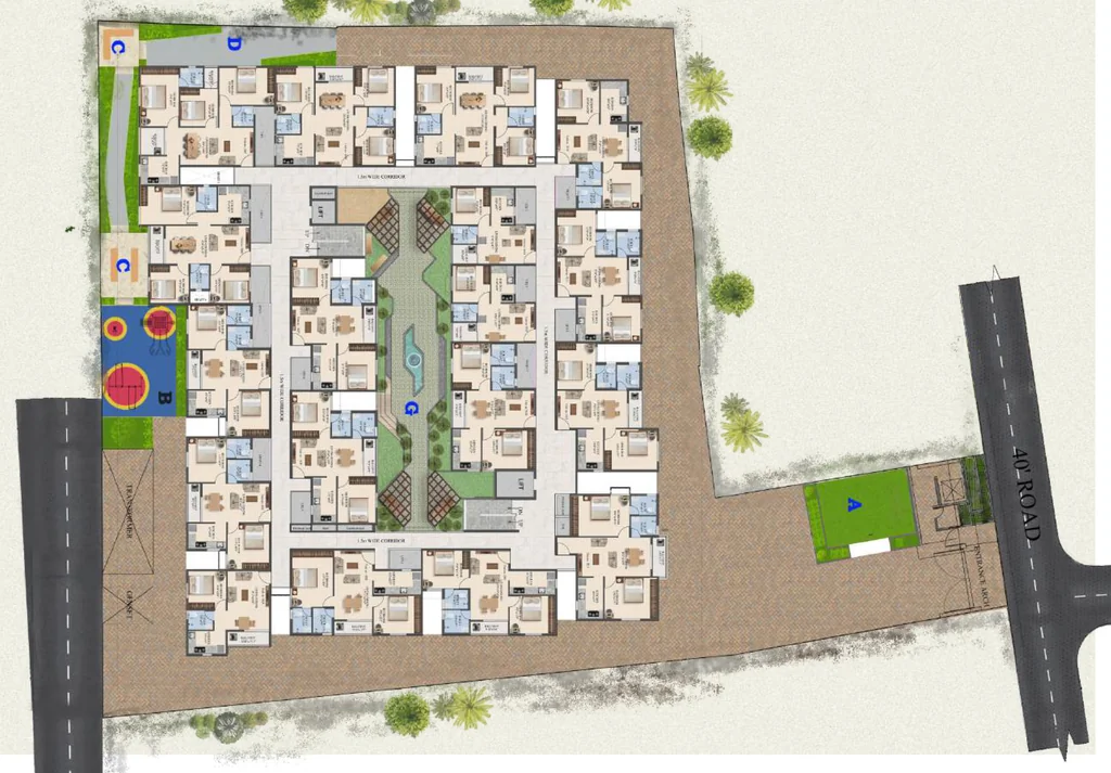 Master Plan of Tncd Grand City in Ganapathy, Coimbatore - Image 409816
