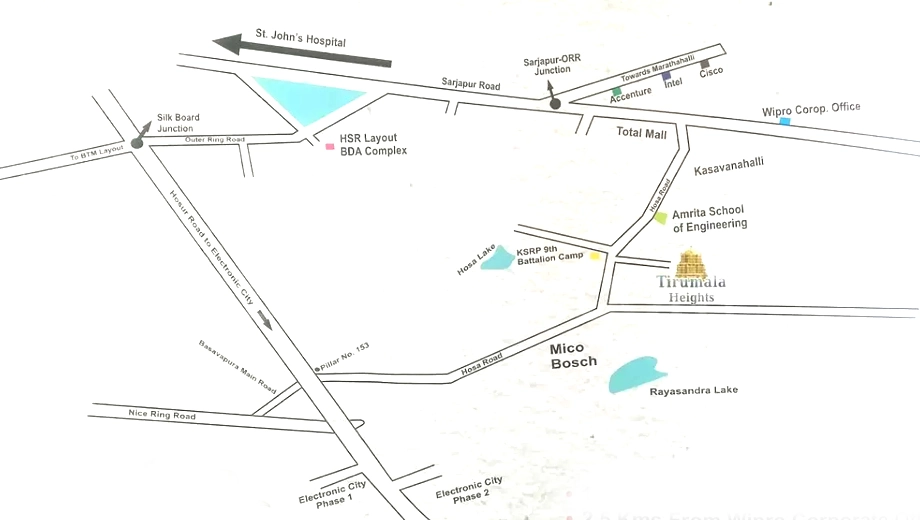 Location of MH Tirumala Heights - Image 409826