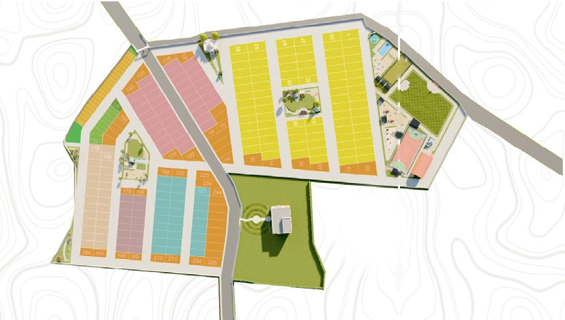 Master Plan of Terra Courtyard Prime in Kokta Bypass, Bhopal - Image 410461