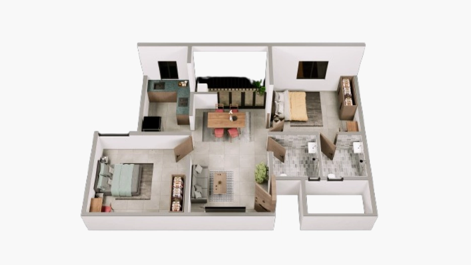 2 BHK Flat in TNCD Magnum City in Vilankurichi, Coimbatore - Image 921092