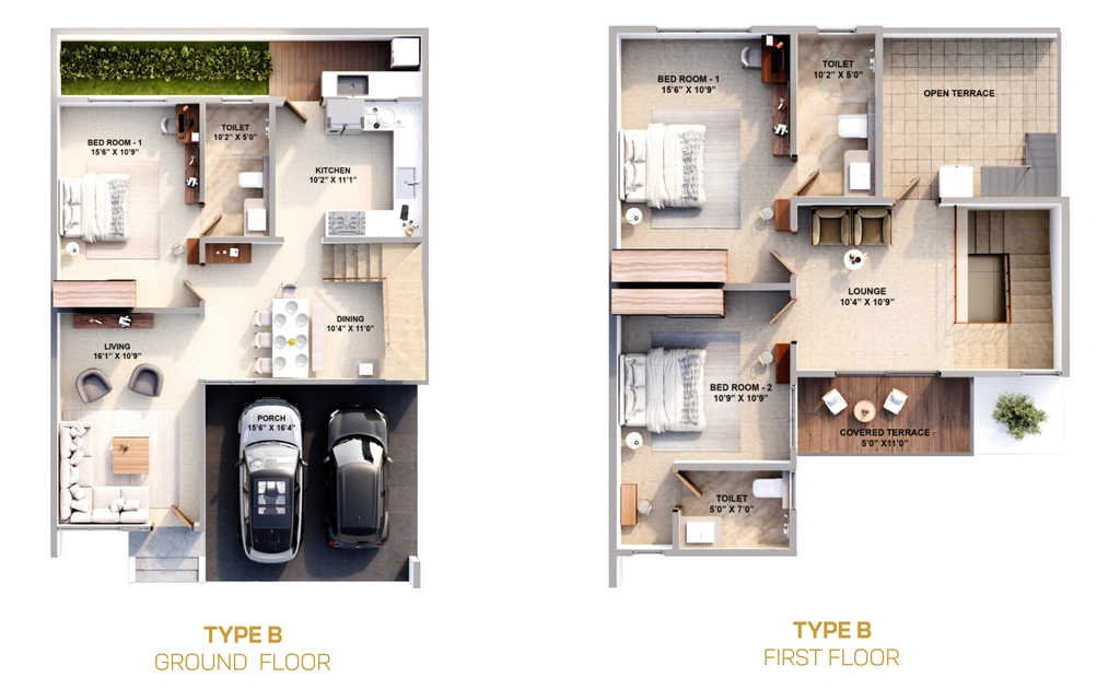 3 BHK House/Villa in TNCD Luxe Town in Kalapatti, Coimbatore - Image 921097