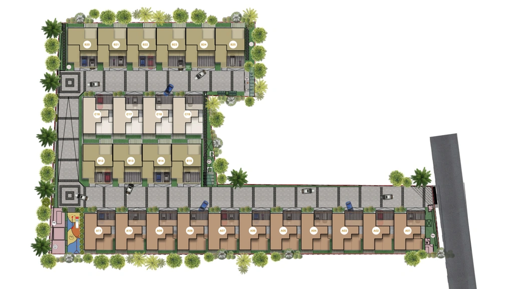 Master Plan of TNCD Luxe Town in Kalapatti, Coimbatore - Image 409966