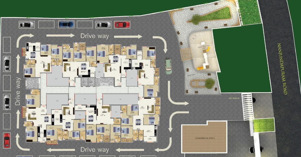 Master Plan of VSK Ashwattha in Nanjundapuram, Coimbatore - Image 409986