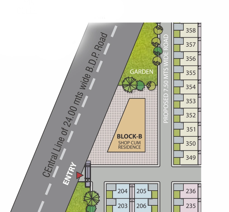 Master Plan of Essarjee Sampada in Khajuri kalan, Bhopal - Image 410284