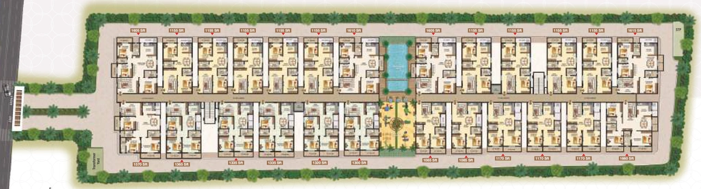 Master Plan of Adithi Elegance in Varthur, Bangalore - Image 410112