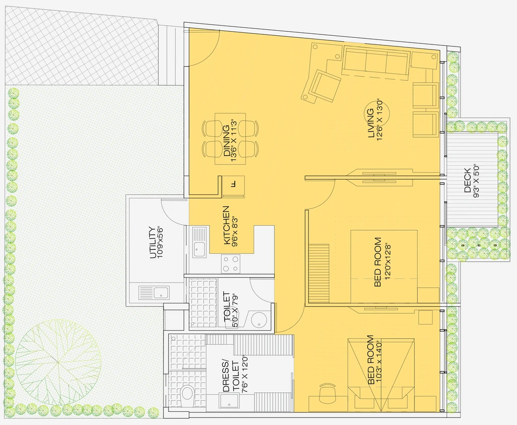 2 BHK Flat in Aditi Tropica in Haralur, Bangalore - Image 921542
