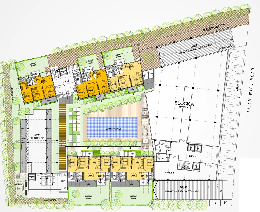Master Plan of Aditi Tropica in Haralur, Bangalore - Image 410884