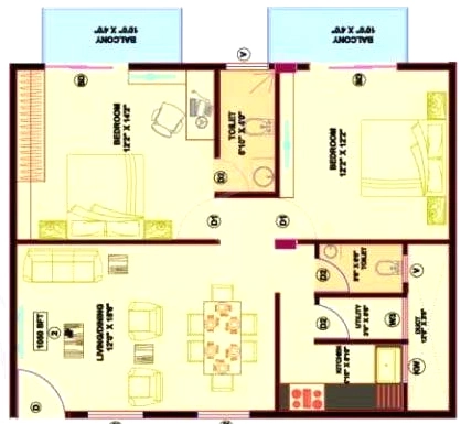 2 BHK Flat in Aspen Prince Princess Palace in Bannerghatta Main Road, Bangalore - Image 921139