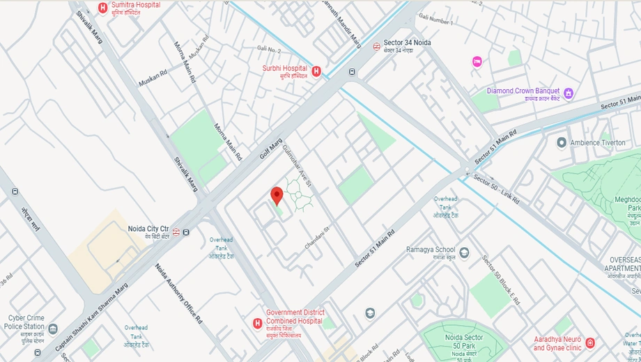 Location of Kasturi Park View Apartments - Image 410004