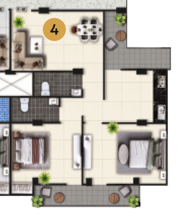 2 BHK Flat in MS Malti Chetan Heights in Ashoka Garden, Bhopal - Image 921303
