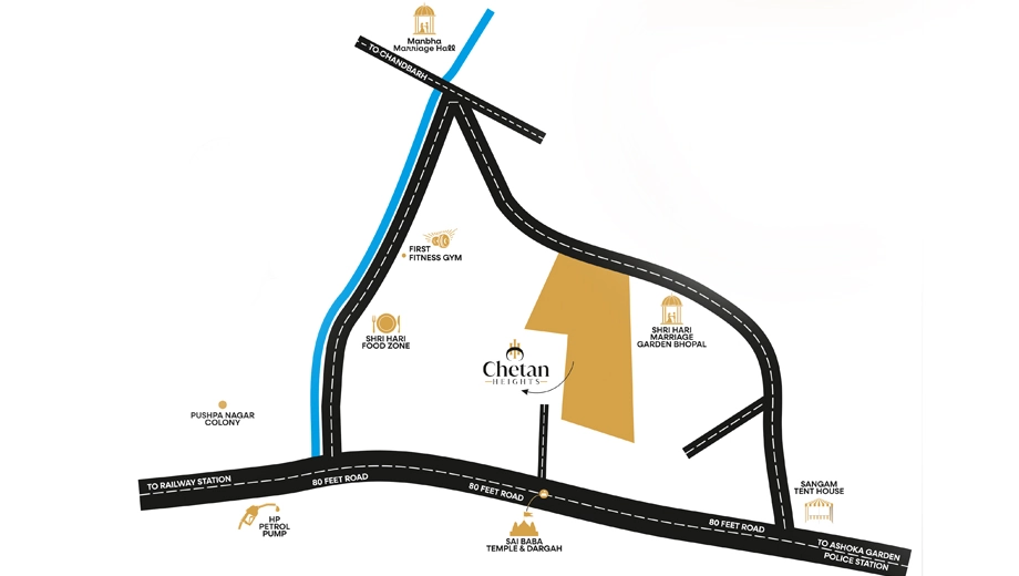 Location of MS Malti Chetan Heights - Image 410335