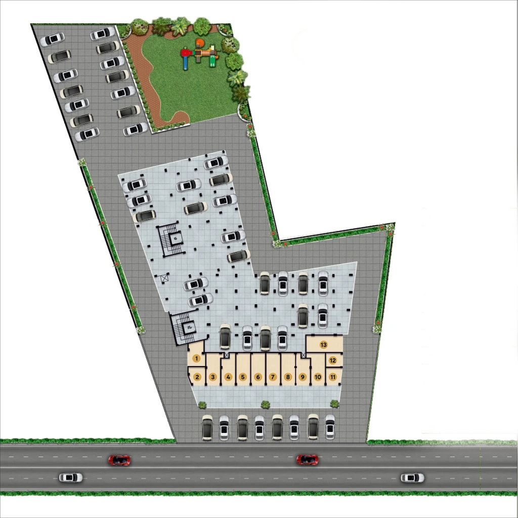 Master Plan of MS Malti Chetan Heights in Ashoka Garden, Bhopal - Image 410336