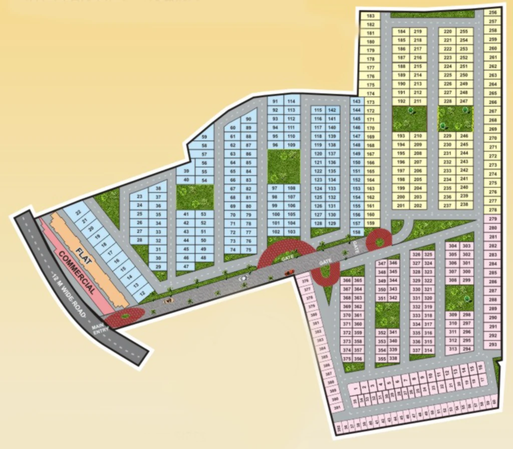Master Plan of VDB Ghar Aangan in Mandideep, Bhopal - Image 410816