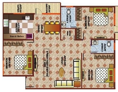 3 BHK Flat in Nishitas Sai Sathveek Residency in BTM Layout, Bangalore - Image 921129