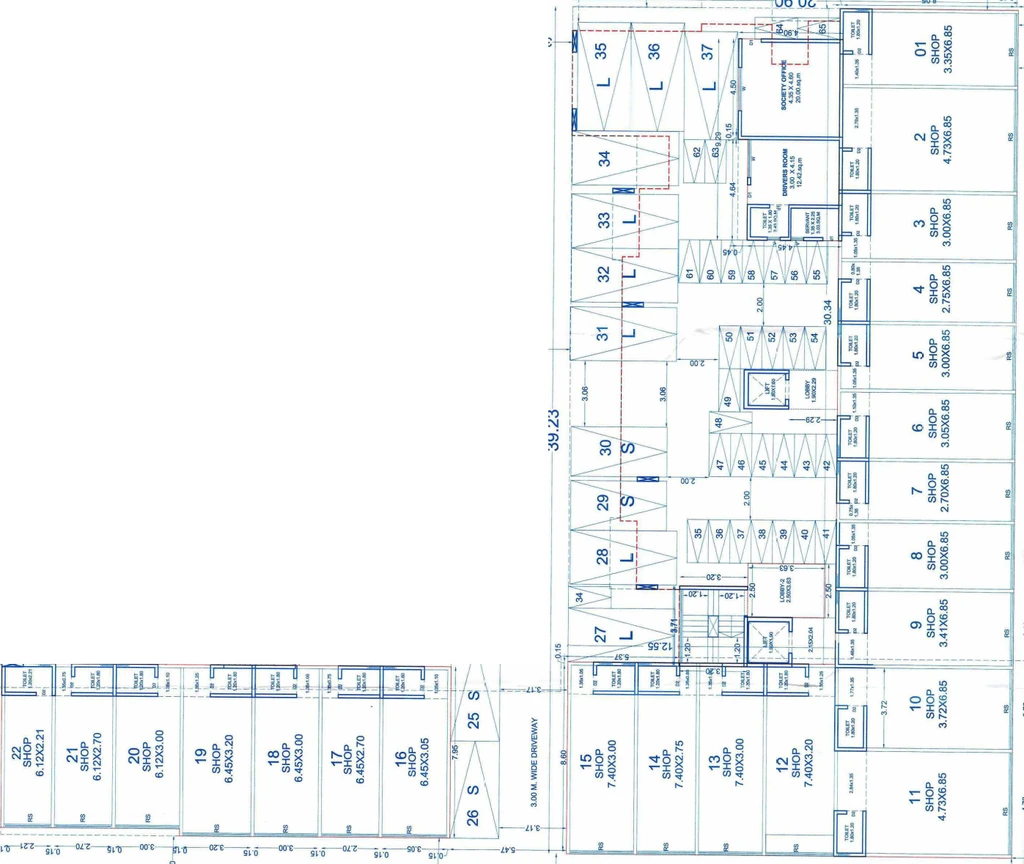 Floor Plan of Commercial AC Abhinav in Nashik Road, Nashik - Image 410135