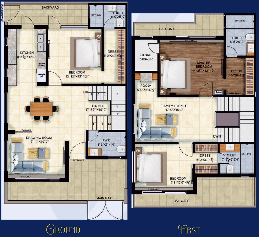 3 BHK House/Villa in Alpha Bliss Villas in Zirakpur, Chandigarh - Image 921190