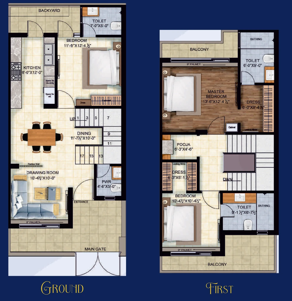 3 BHK House/Villa in Alpha Bliss Villas in Zirakpur, Chandigarh - Image 921189