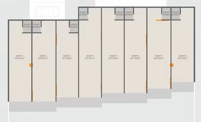 Floor Plan of Commercial Daksh Levanta in Adgaon, Nashik - Image 410215