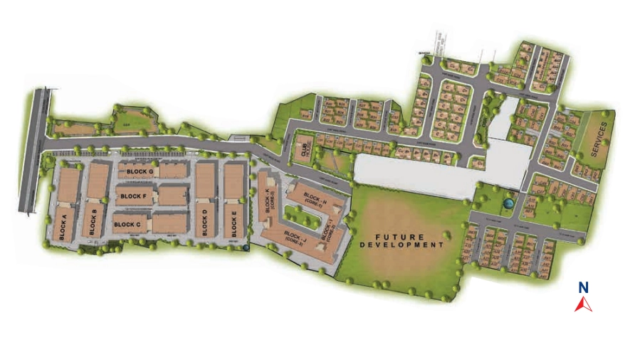 Master Plan of TVS Emerald Green Acres Phase 2 in Kolapakkam, Chennai - Image 410299