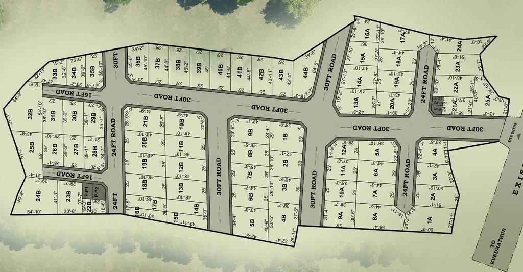 Master Plan of Nova KNT in Kundrathur, Chennai - Image 410331