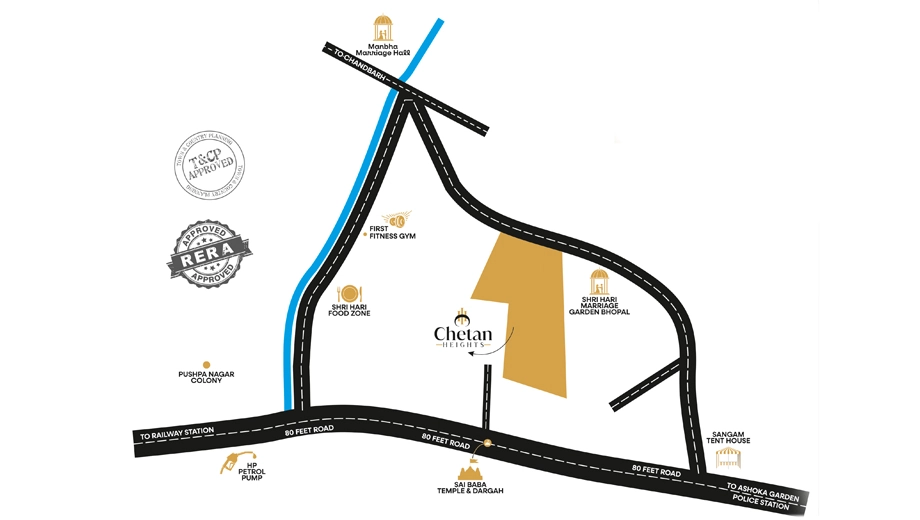Location of Commercial Chetan Heights - Image 410347