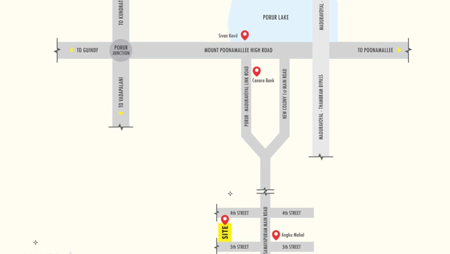 Location of Keerthi Sai Paadham Flats - Image 410351