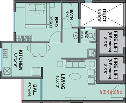 1 BHK Flat in Krushna Pride 4 in Pathardi Phata, Nashik - Image 921325