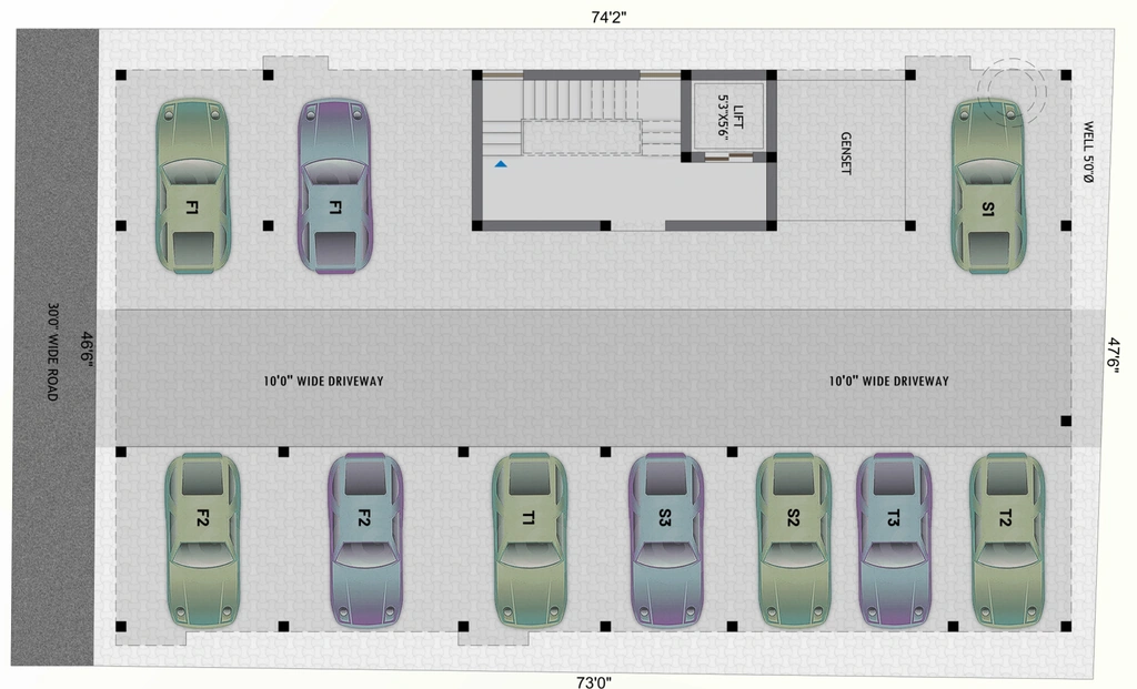 Master Plan of Keerthi Sai Naadha Flats in Porur, Chennai - Image 410405