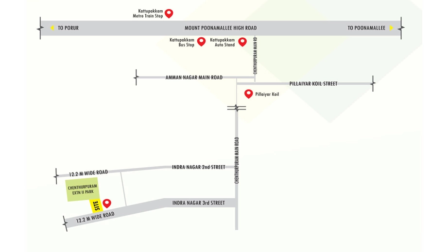 Location of Mugesh Sai Shanmuga Flats - Image 410434