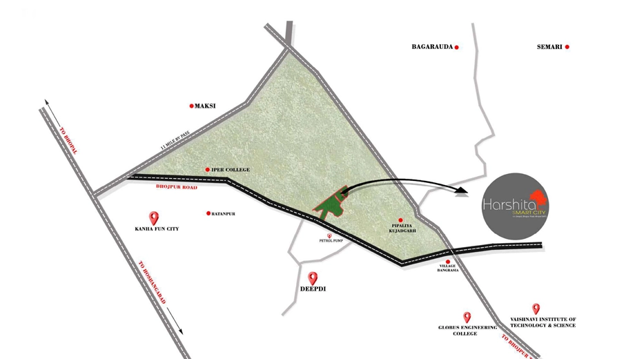 Location of Khialdas Harshita Smart City - Image 410677
