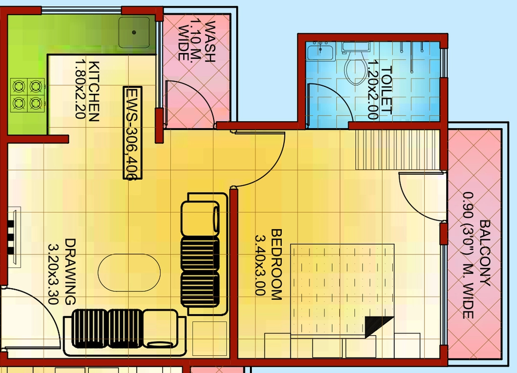 1 BHK Flat in RRG Builders And Developers 1 & 2 BHK Apartments in Ratanpur Sadak, Bhopal - Image 921461