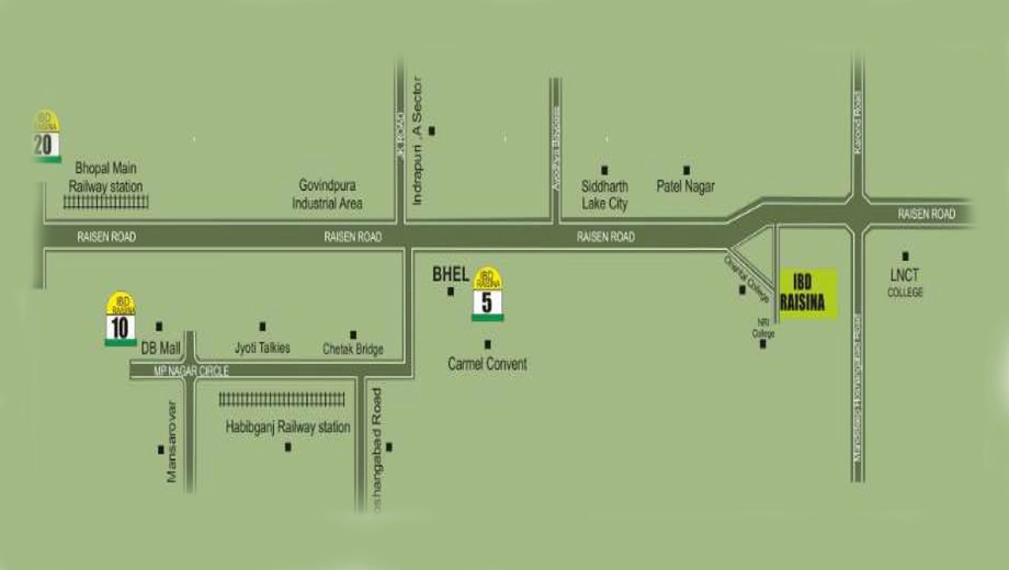 Location of IBD Raisina - Image 410632
