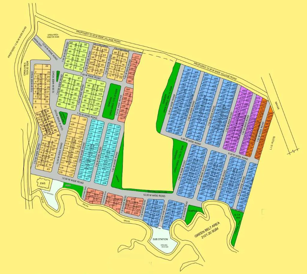 Master Plan of IBD Raisina in Gopal Nagar, Bhopal - Image 410633