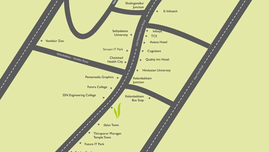 Location of Phoenix The Village in Kelambakkam, Chennai - Image 410448