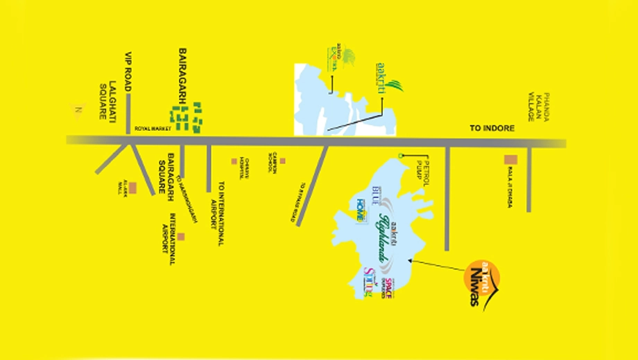 Location of Aakriti Niwas - Image 410623