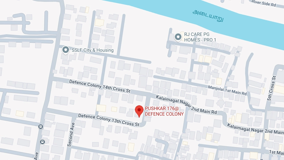 Location of Pushkar 176 Defence Colony - Image 410477