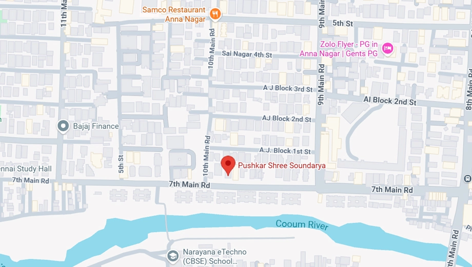 Location of Pushkar Shree Soundarya in Anna Nagar, Chennai - Image 410483