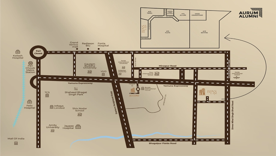 Location of Aurum Alumni Bliss - Image 410548