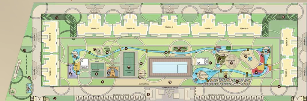 Master Plan of Aurum Alumni Bliss in Sector 22D, Greater Noida - Image 410550