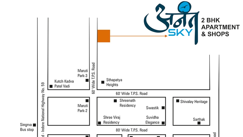 Location of Anant Sky - Image 410561